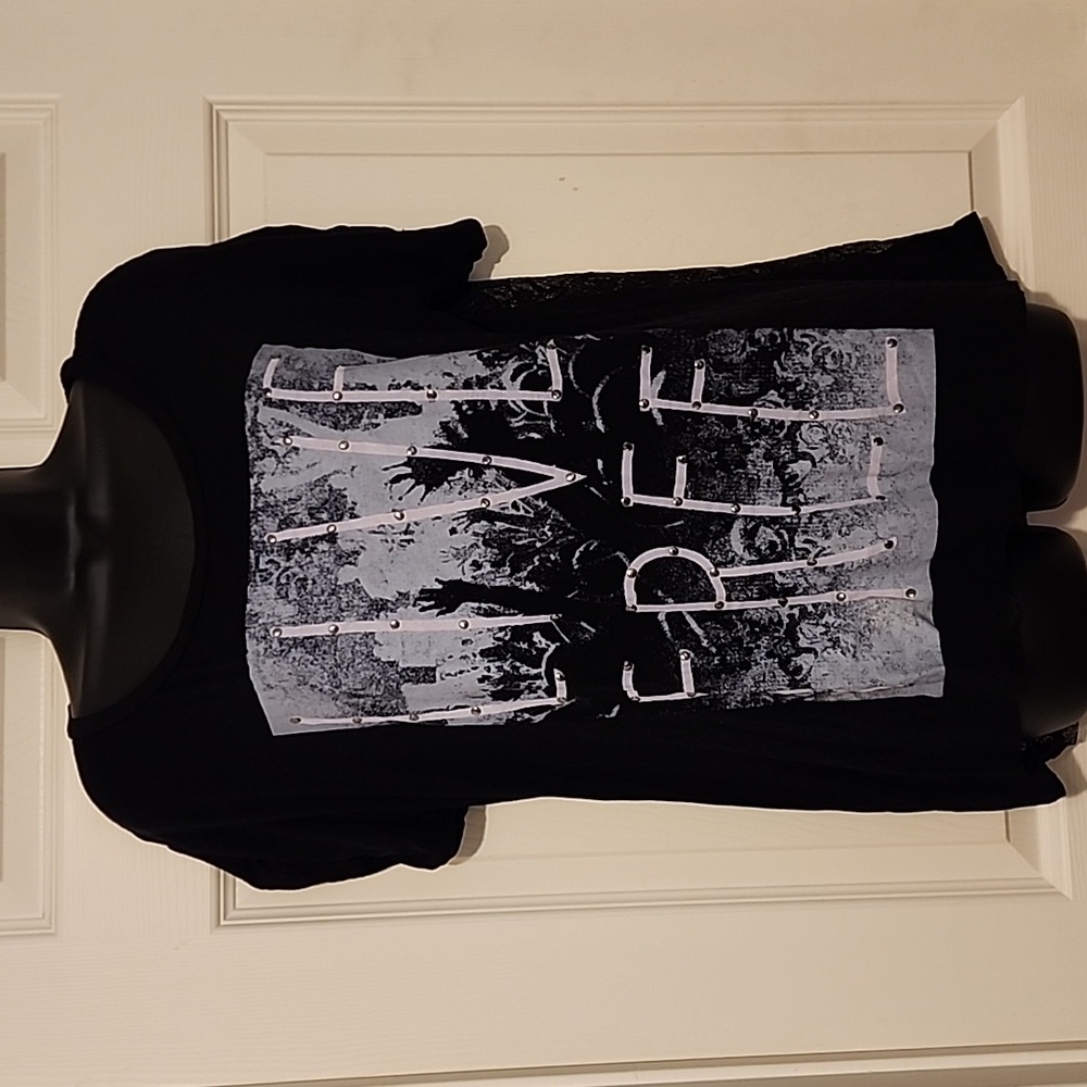 Xhilaration Oversized Vintage Replica Tunic T-Shirt
